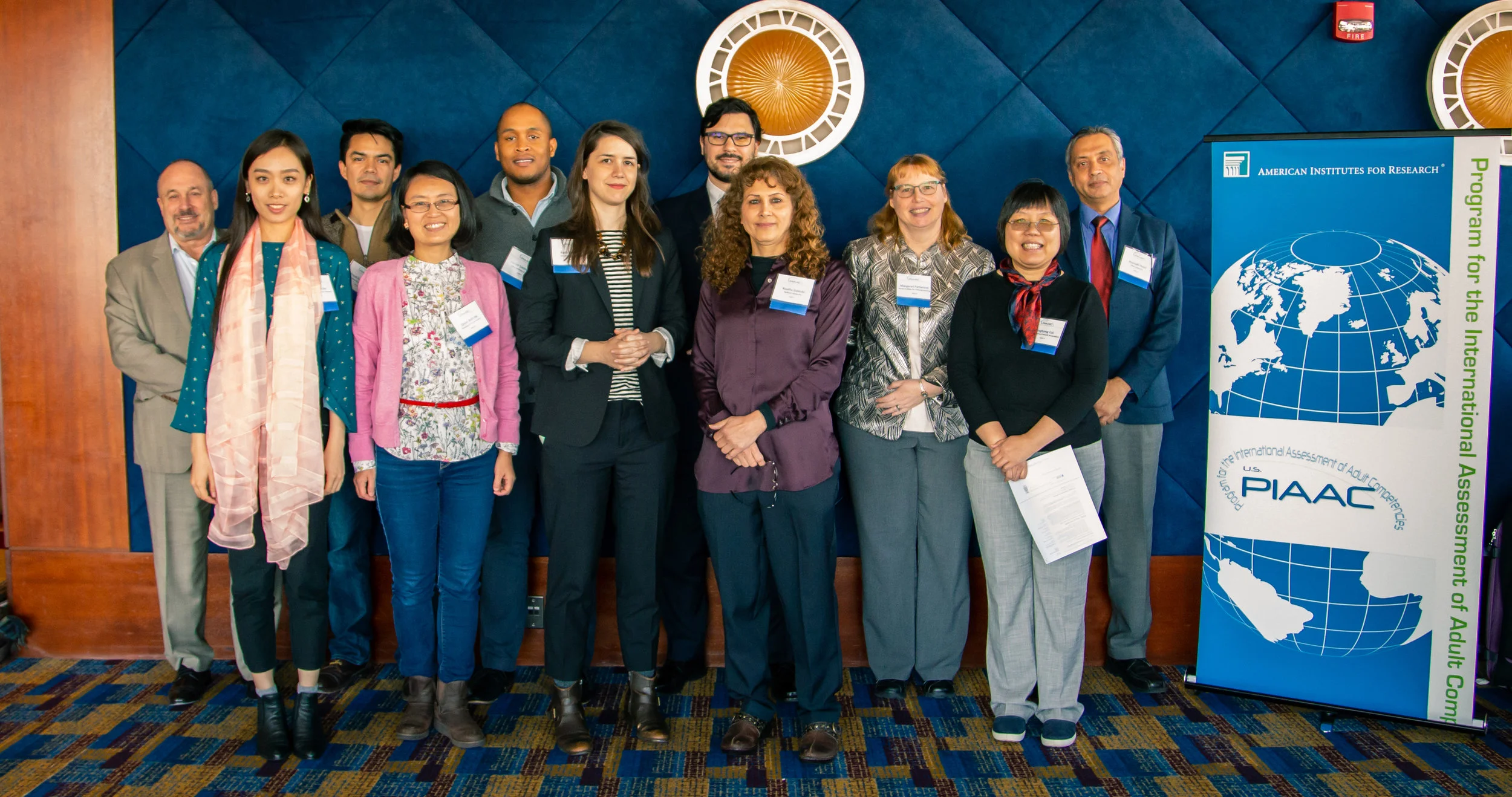 Researchers (from left to right): Scott Murray, Dandan Liao, Frank Fernandez, Qiwei He, Lionel Smith, Ruth Delaney, Daniel M. Leeds, Roofia Galeshi, Margaret Patterson, Jinghong Cai, Anirudh Ruhil