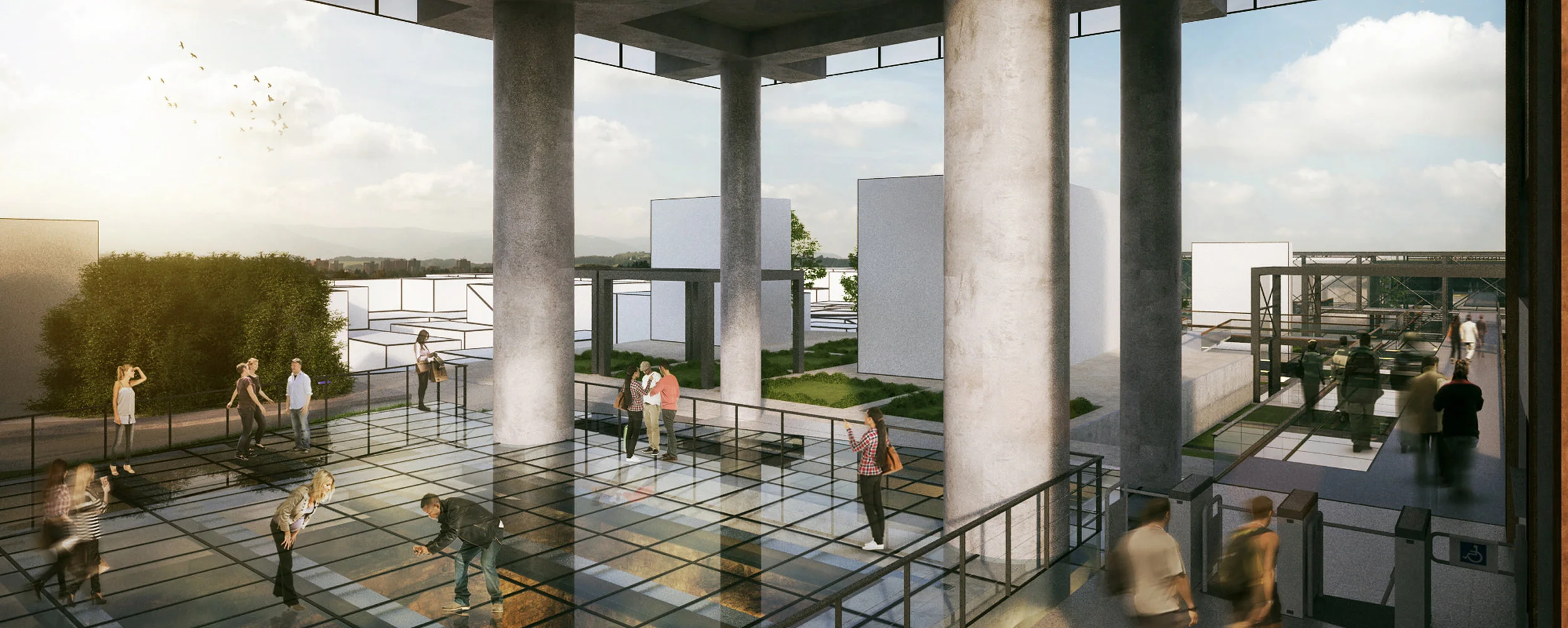 Teleferik Alt İstasyon Sergi Alanı Perspektifi