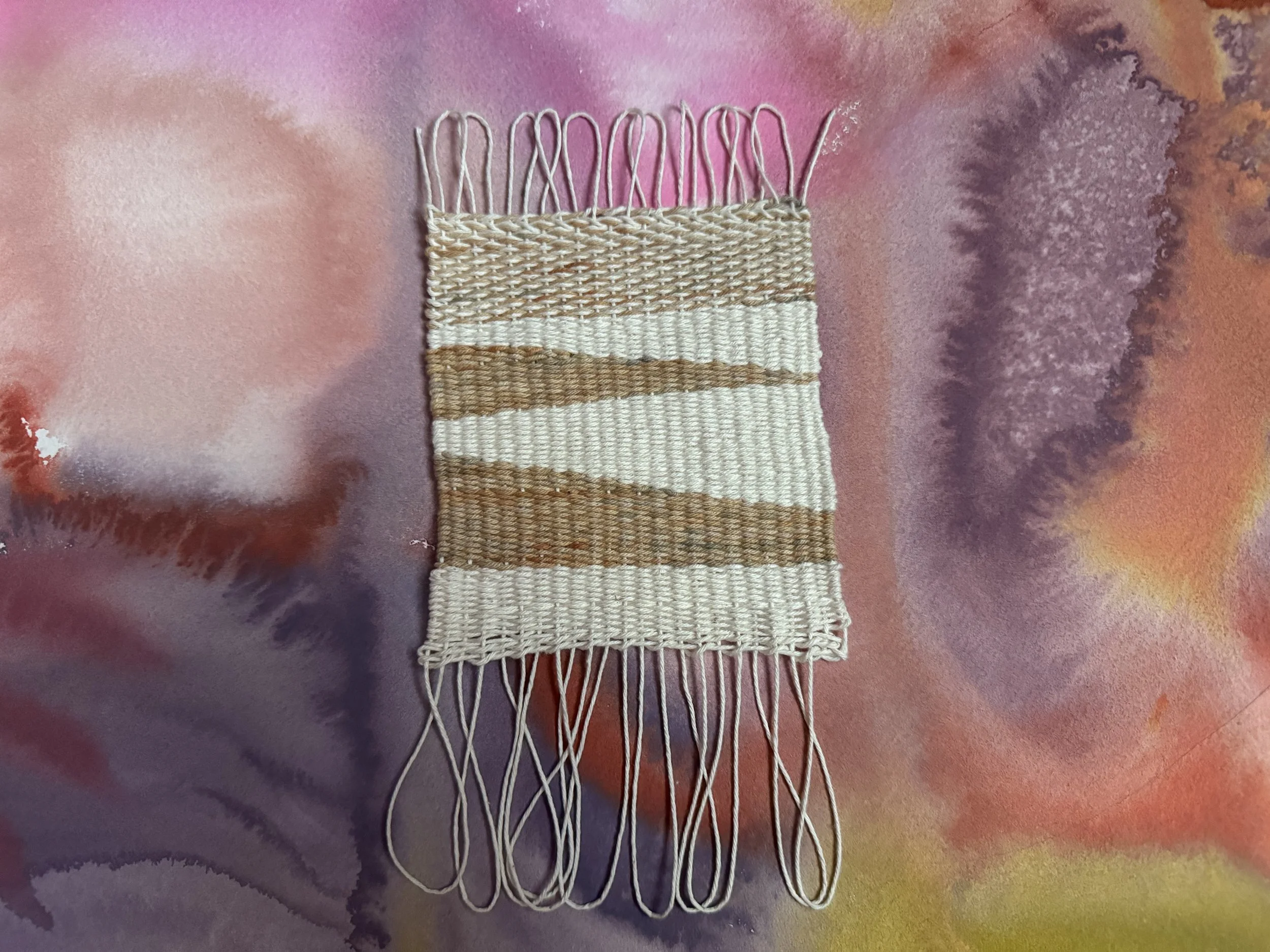 Cream and Orange Coaster .jpg