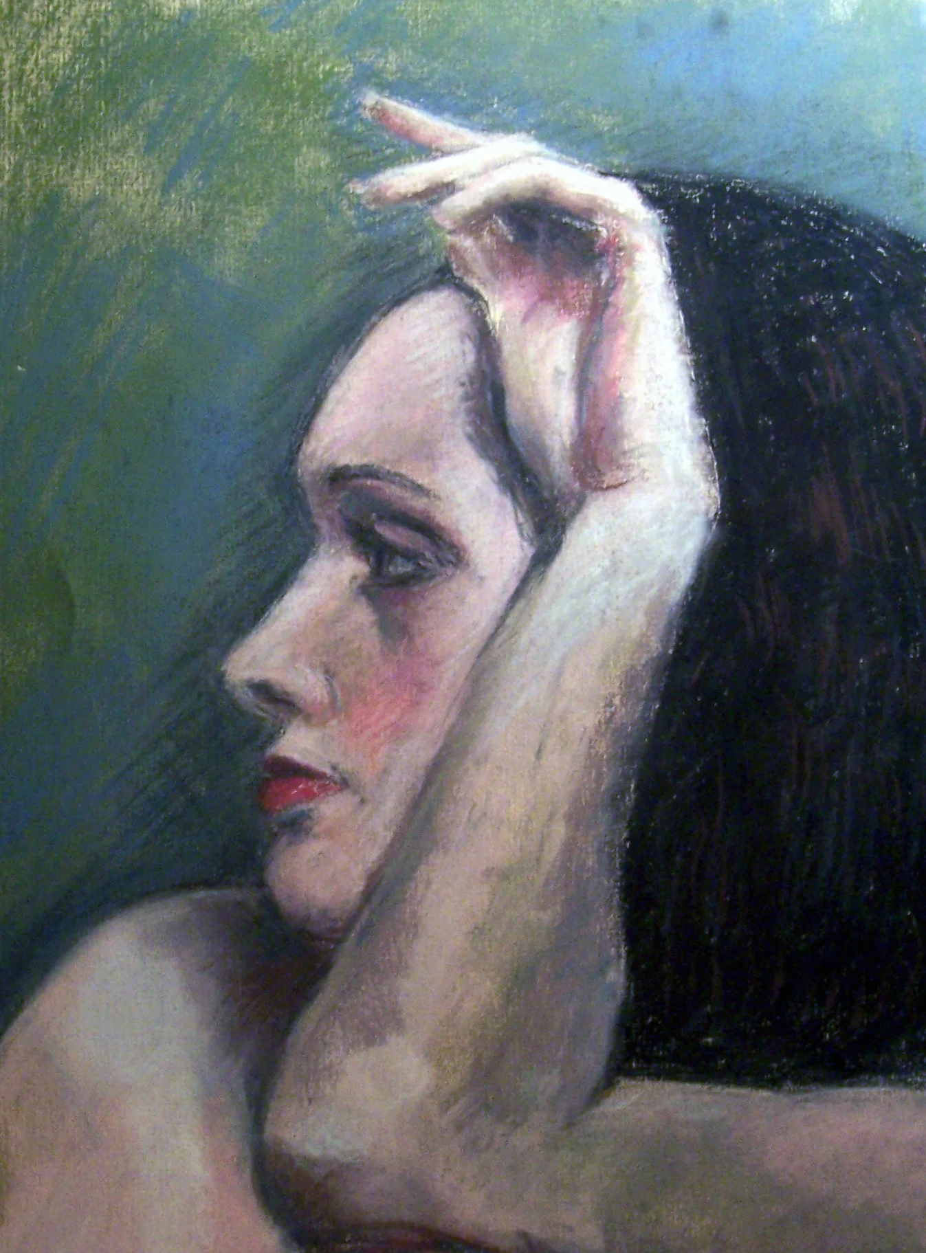Angelina Pastel on paper 11x14"