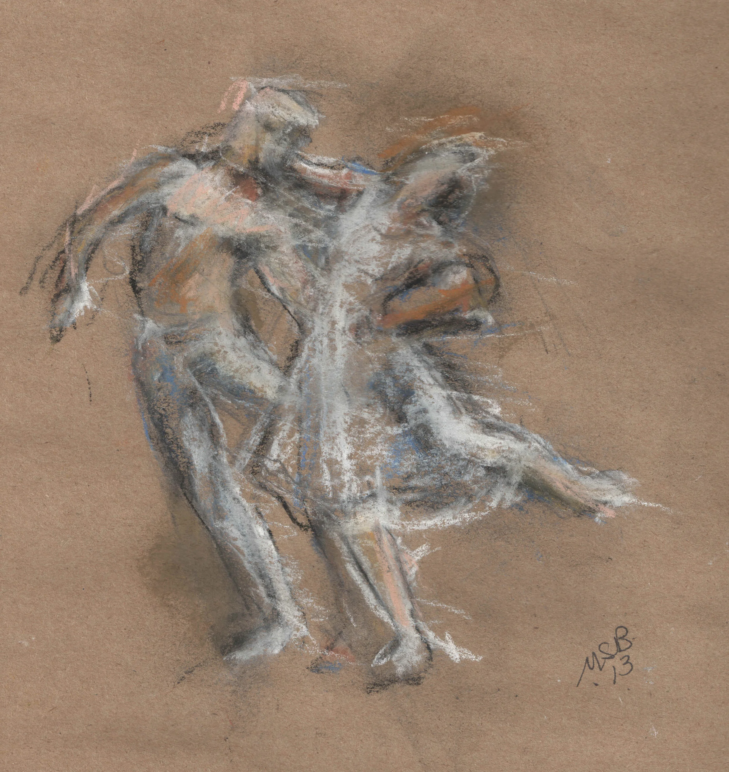 Joy #3 Pastel on paper 8x11.5"