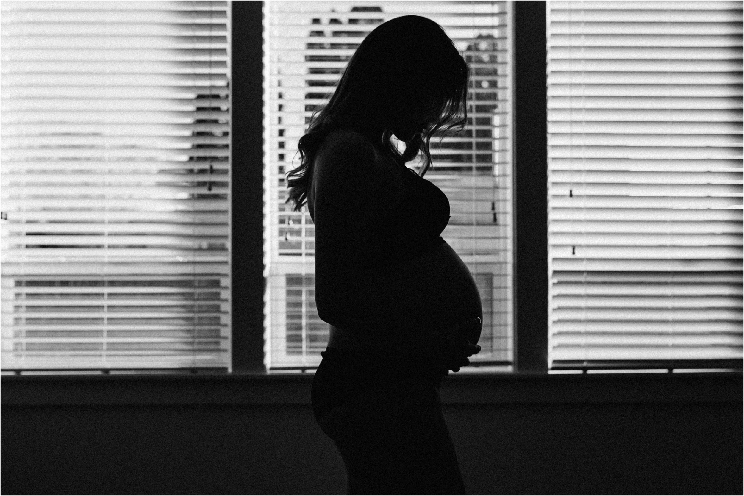 Boise Boudoir Photographer Boudoir By Kayla Makayla Madden Photography Maternity Boudoir Boise Idaho Maternity Photographer Baby Bump Heart Hands Maternity Session Posing Ideas Black White