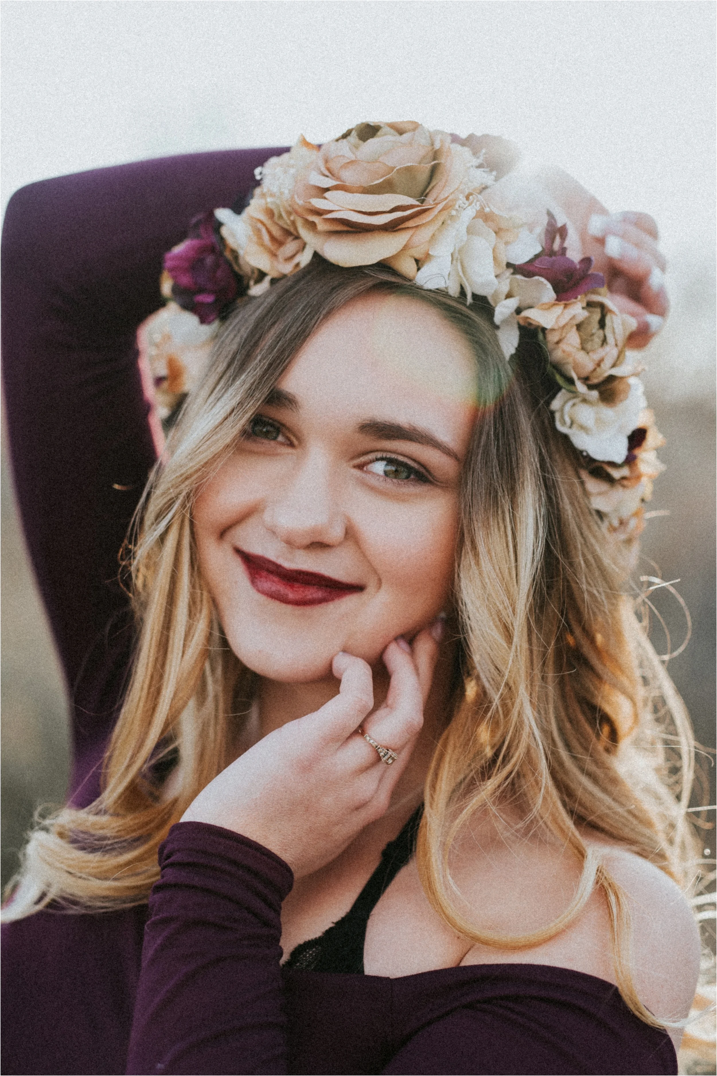 Boise Idaho Maternity Photographer Makayla Madden Photography Winter Maternity Session Maternity Gown Red Engagement Ring Maternity Session Sew Trendy Accessories