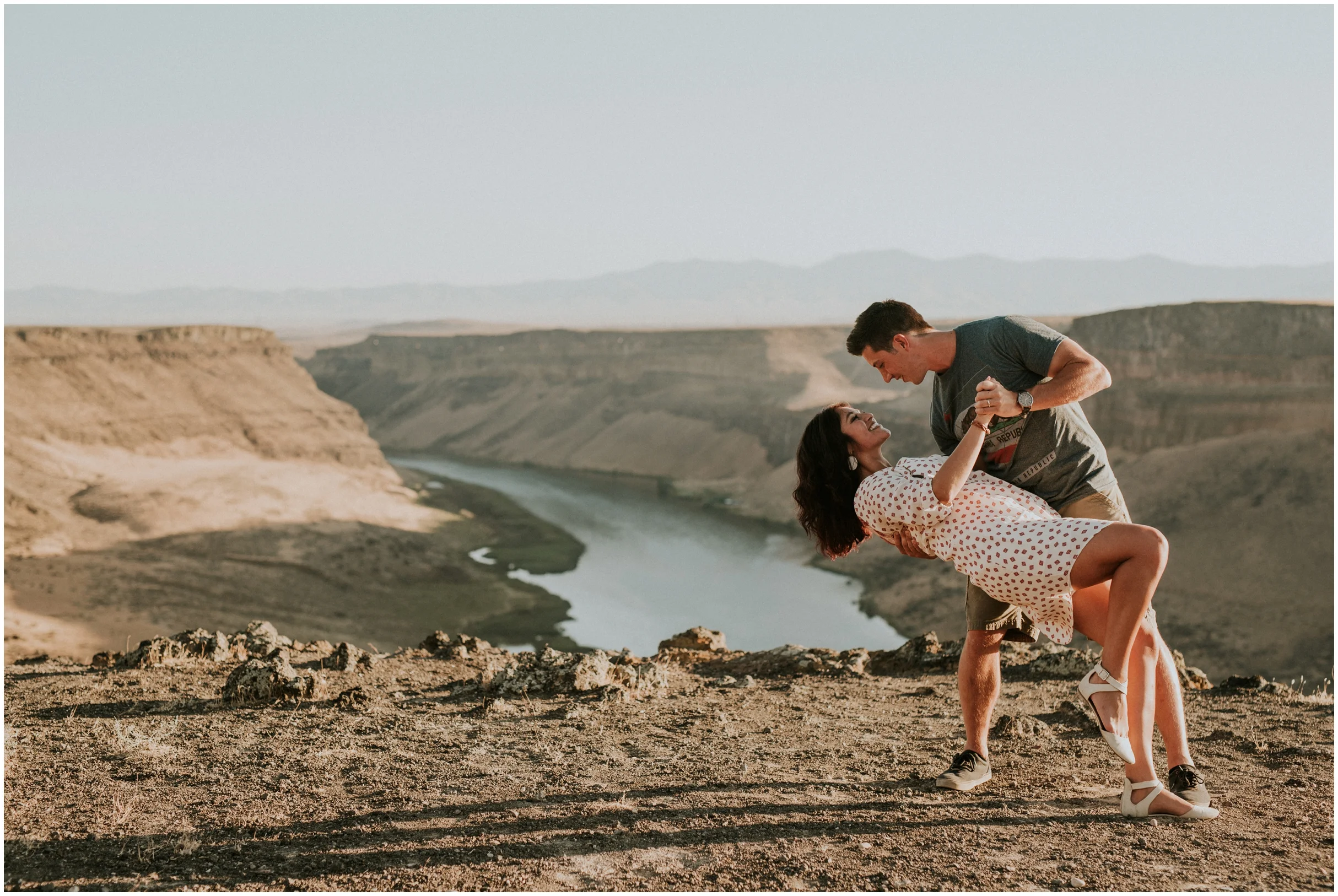 boise idaho engagement couples photographer love desert sunset session marriage