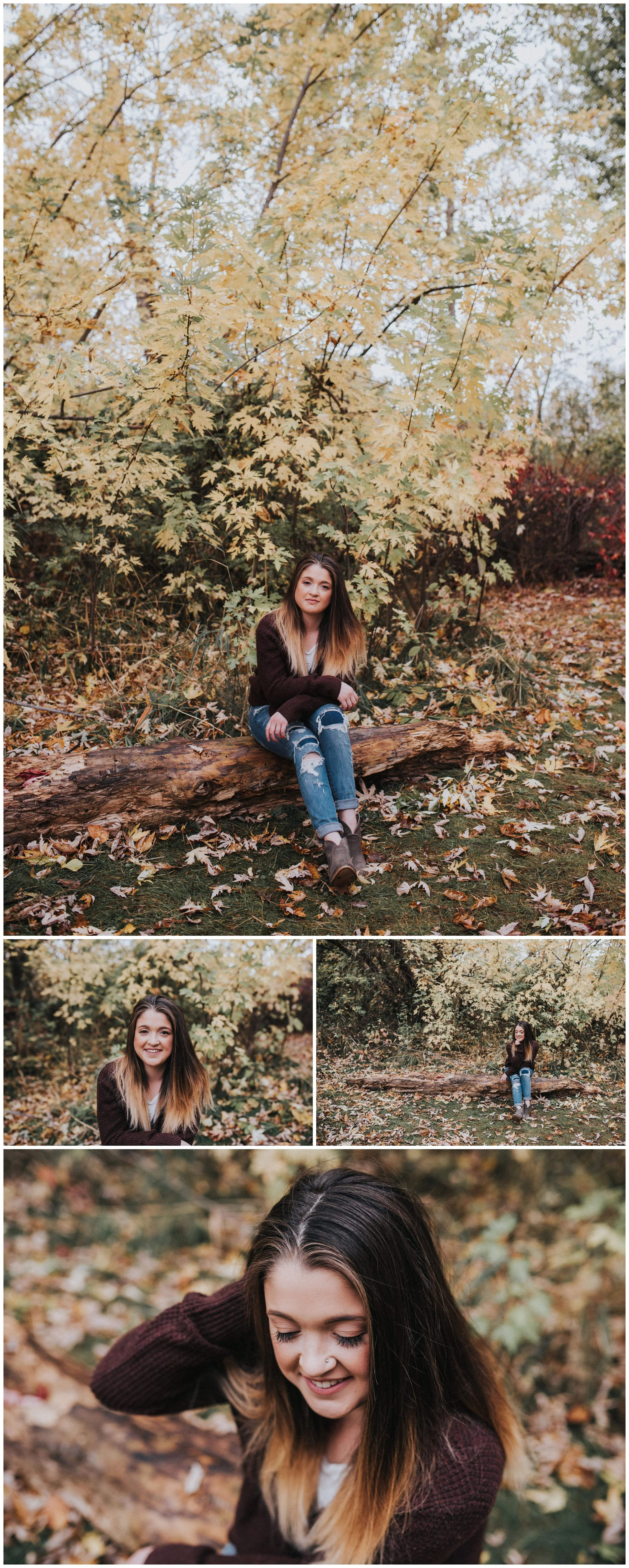 Boise Senior Photographer Makayla Madden Photography Fall Senior Pictures Senior Girl Fall Senior Photos Outfit Ideas Inspiration Fall Vibes Fall Portraits Idaho Hair Flips Fun Senior Pics Eagle Idaho