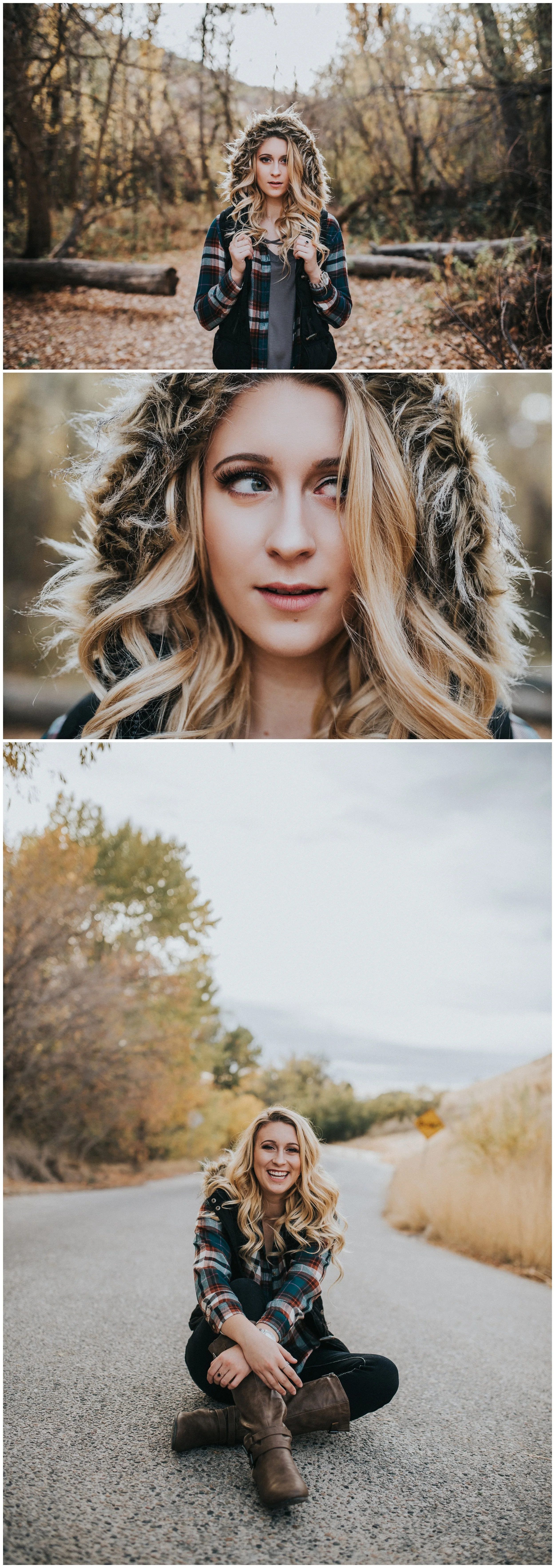 Boise Idaho Senior Portrait Photographer Kuna High School Downtown Boise Fall senior session Military Reserve