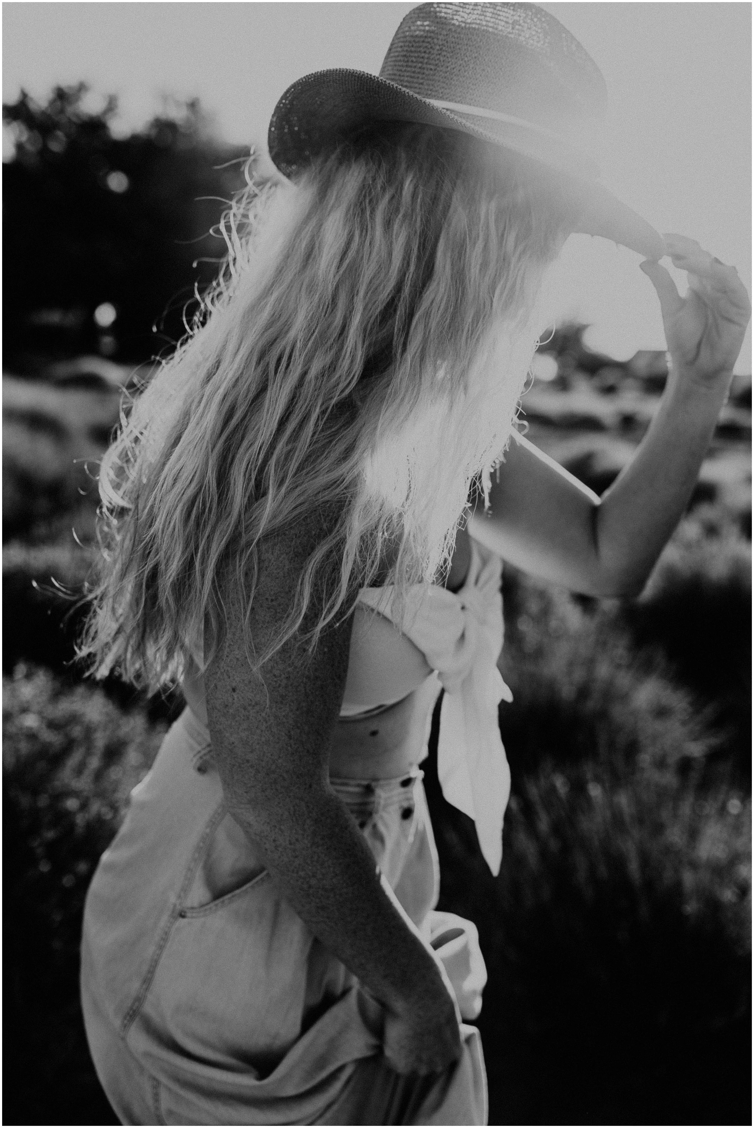 Makayla Madden Photography Boise Idaho Senior Boudoir Wedding Photographer Kuna Idaho Lavender Field Merchant Portrait Session Dreamy Golden Hour