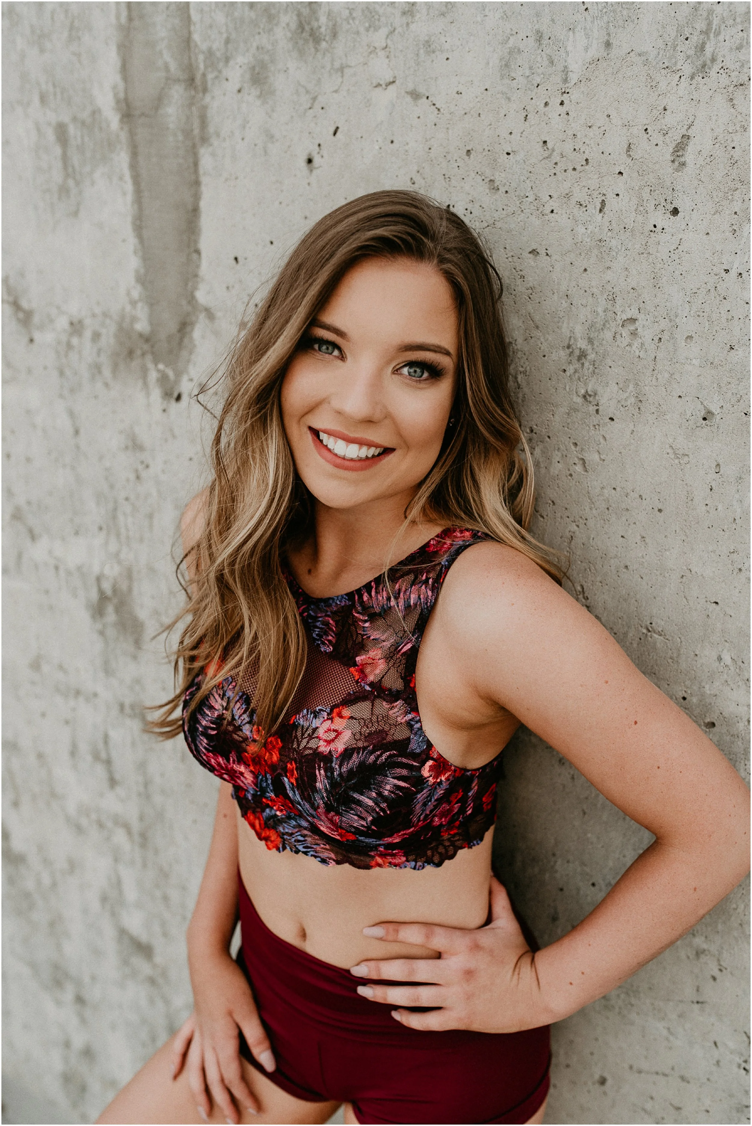 Makayla Madden Photography Boise Senior Photographer Senior Pictures Downtown Boise Mountain View Dancing Dance Inspiration Parking Garage Urban Portraits