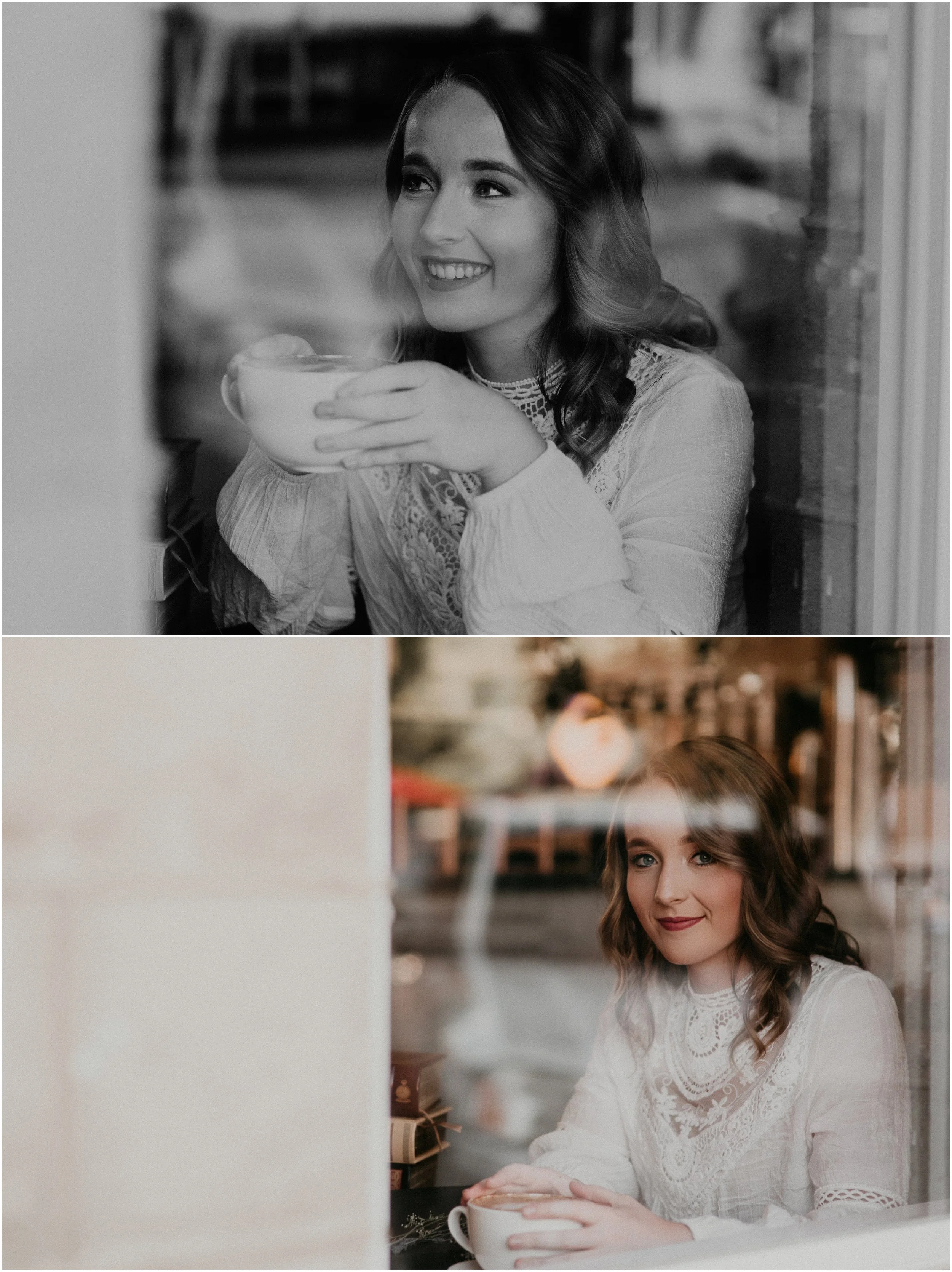 Makayla Madden Photography Boise Senior Photographer Eagle Idaho Brim Coffee House Sketching Artistic Senior Pictures Class of 2018 Coffee Shop Portraits