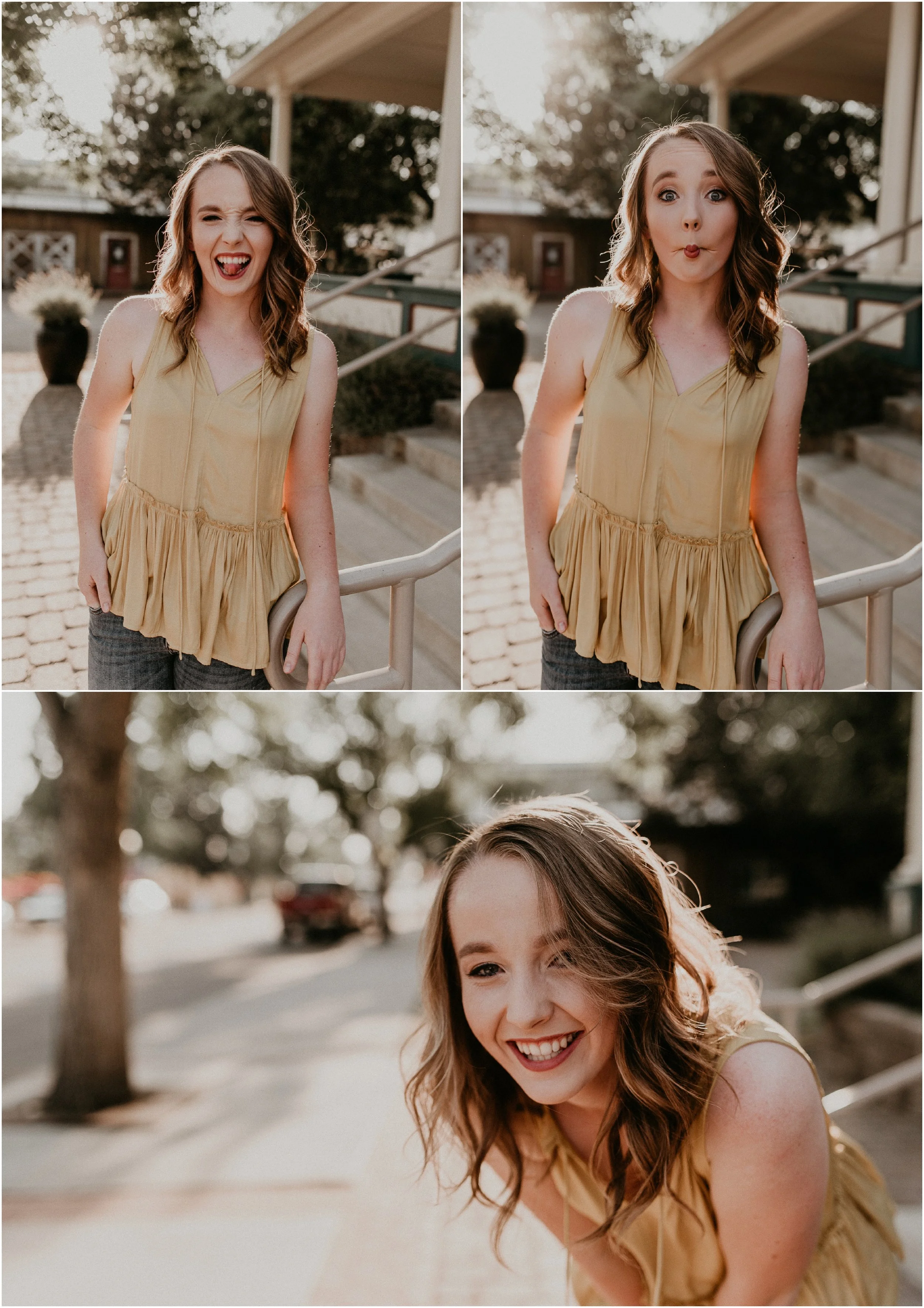 Boise Senior Photographer Makayla Madden Photography Book Lover Book Worm Fun Unique Raw Real Senior Pictures Portraits Eagle Idaho Silly Faces