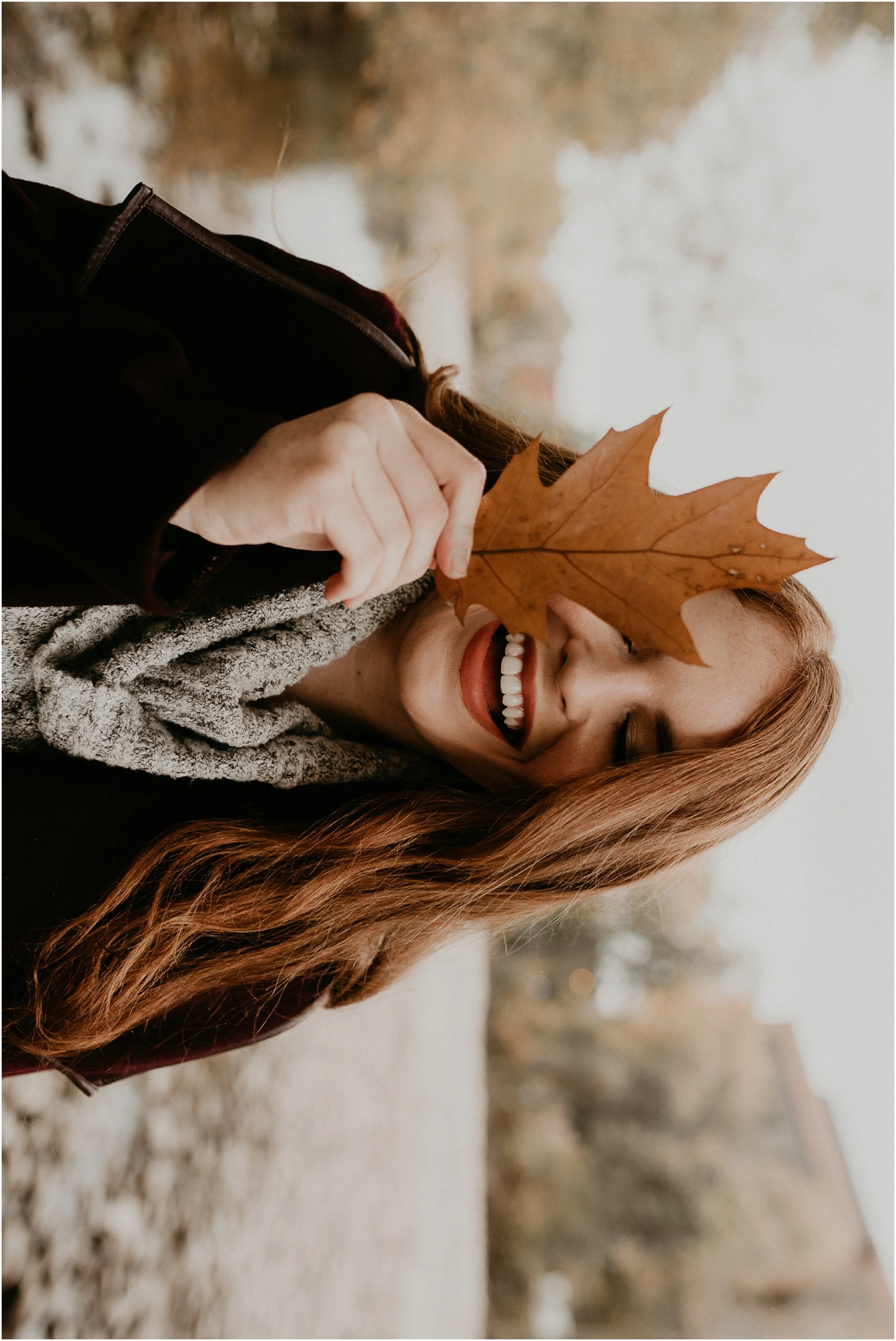 Boise Senior Photographer Makayla Madden Photography Eagle High Senior Harlee Edwards Red Head Fall Downtown Boise Senior Pics Meridian Senior Photographer