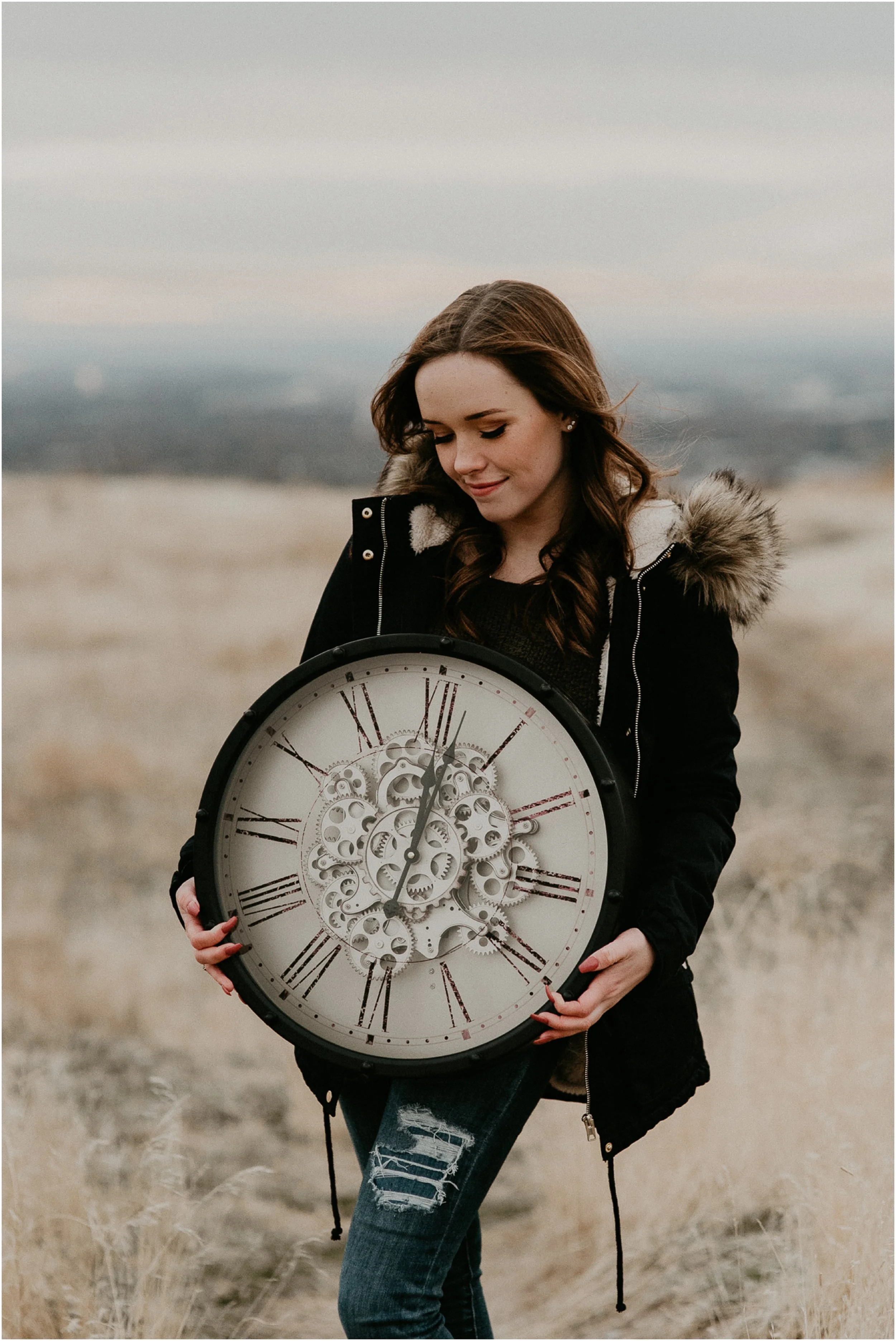 Boise Senior Photographer Makayla Madden Photography Downtown Boise Senior Session Boise Photography Spot Graduate Fun Urban Senior Picture Outfit Ideas Fall Senior Session Table Rock