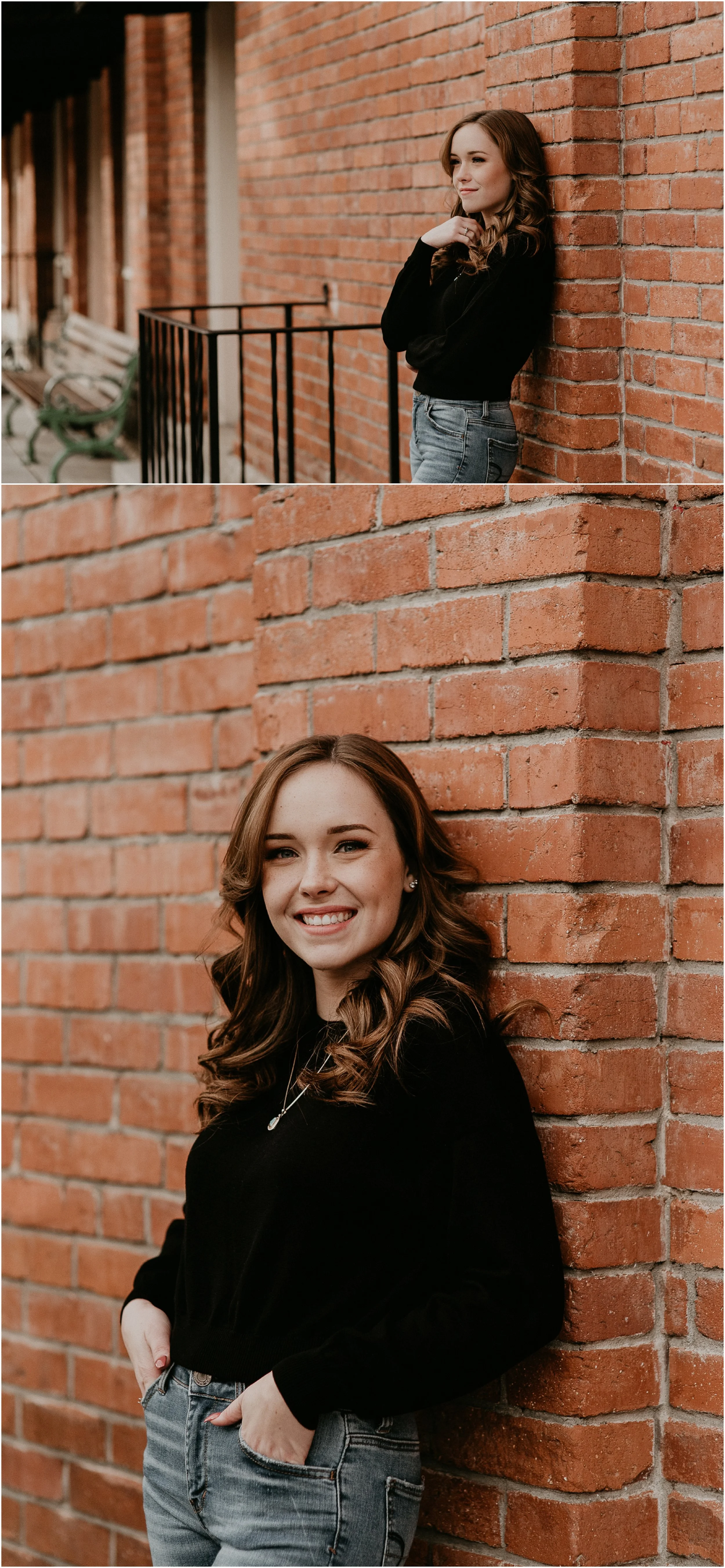 Boise Senior Photographer Makayla Madden Photography Downtown Boise Hyde Park Senior Session Boise Photography Spot Graduate Fun Urban Senior Picture Outfit Ideas Fall Senior Session