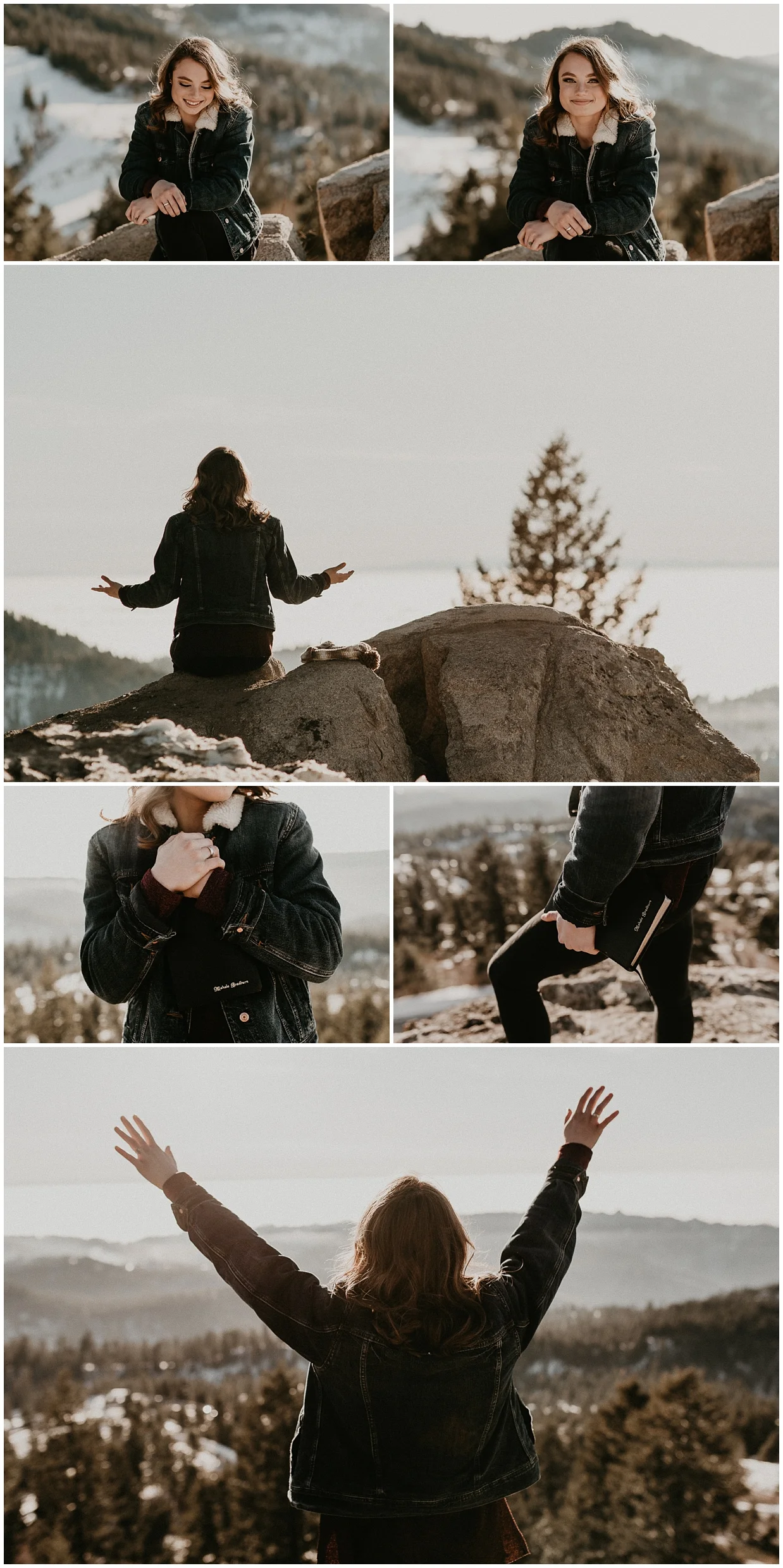 Boise Senior Photographer Meridian Photographers Makayla Madden Senior Pictures Bogus Basin Mountain Ski Resort Worship Faith Adventure Mountains Portraits Winter Senior Session