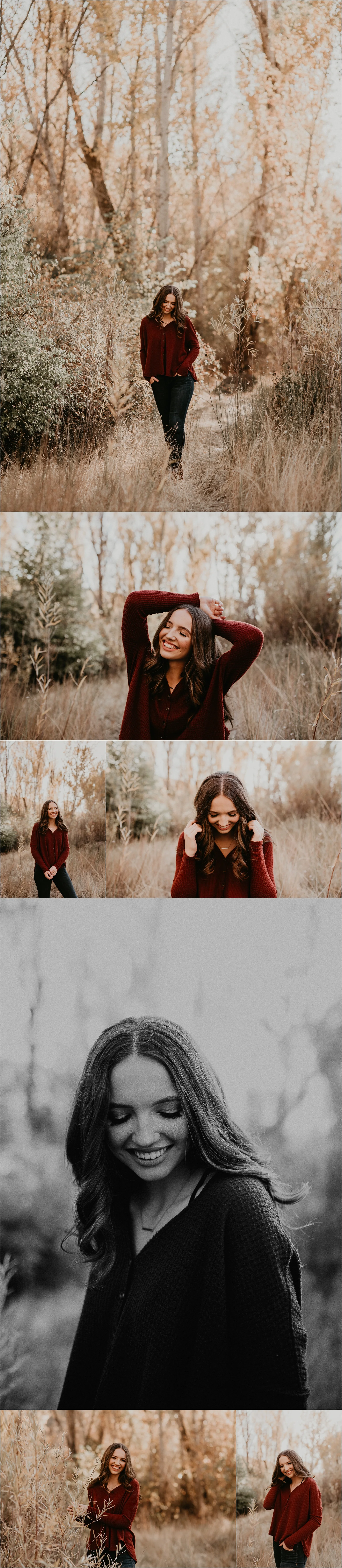 Boise Senior Photographer Makayla Madden Photography Downtown Boise Centennial High Senior Pictures Boise Foothills Senior Outfit Locations Raw Real Natural Candid Moments