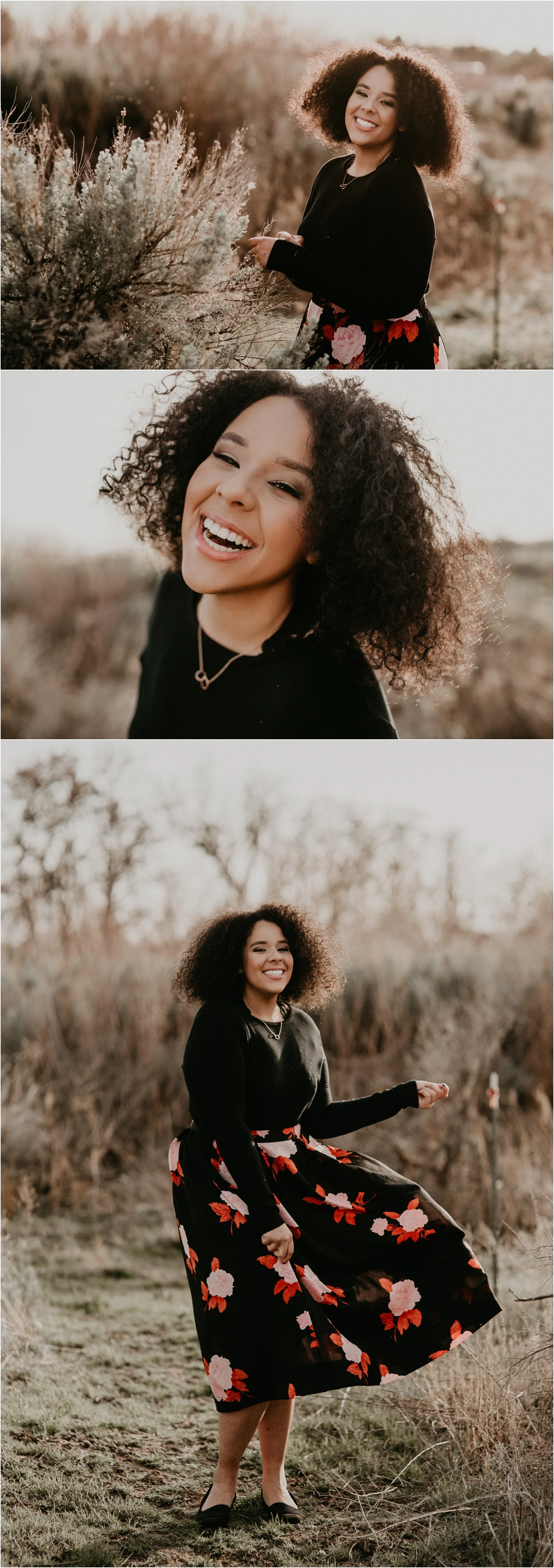 Boise Senior Photographer Makayla Madden Photography Spring Senior Pictures Class of 2018 Cherry Blossoms Idaho Location Spring Senior Outfit Meridian Photographer