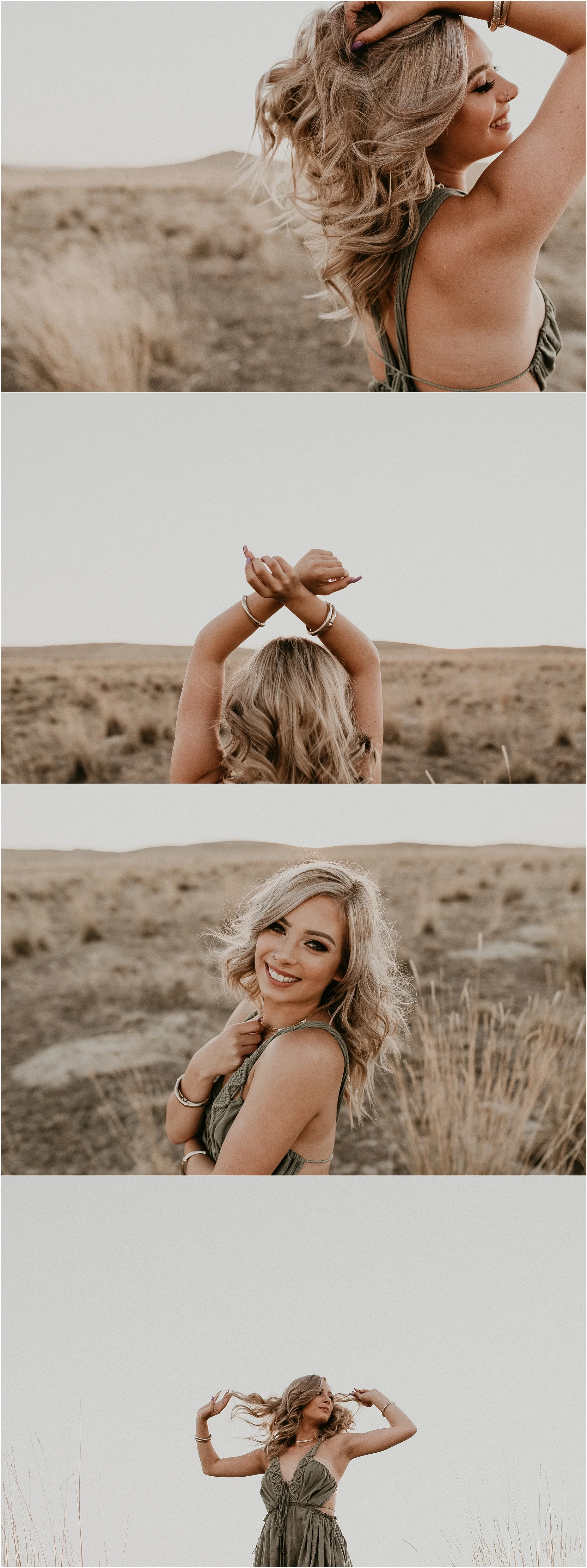 Boise Senior Photographer Top Idaho Senior Photographers Boho Summer Senior Session Kuna Free People Dress Senior Girl Portrait Ideas Fun Senior Pics