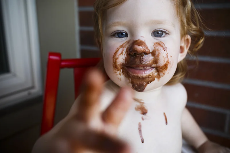 A day in the life of Emma, age 18 months. Photo by Toni Greaves