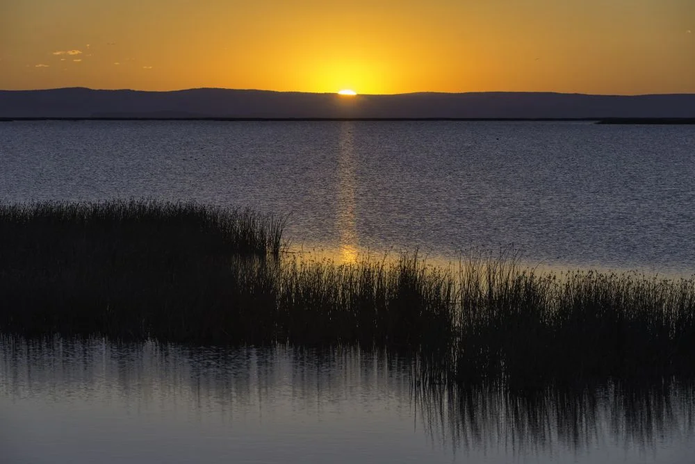 Sunrise at the Malheur National Wildlife Refuge, 30 miles from Burns. Photo by Keith Skelton