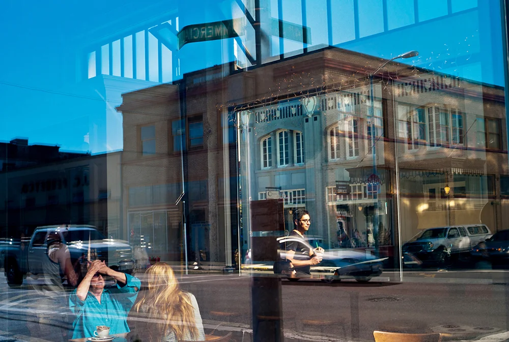 The corner of 14th and Commercial in Astoria. Photo by Damian Mulinix