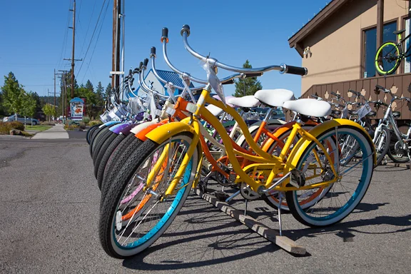 The cool way to bike around Bend. Photo by Jill Rosell