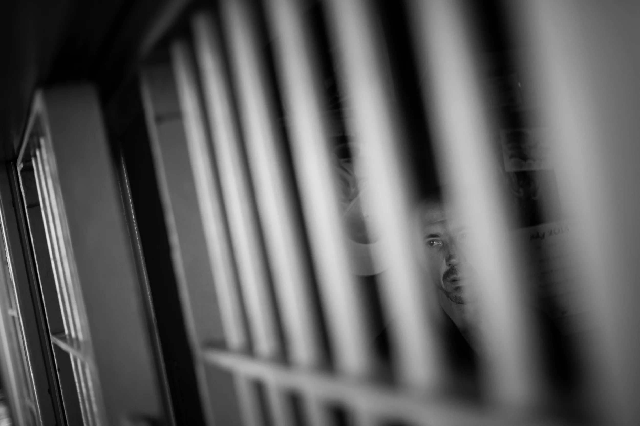 Samuel Williams waits to be counted in his cell at 11:13 AM inside the Oregon State Penitentiary where he has served 20 years of a life sentence without the possibility of parole.
Photo by Christopher Onstott