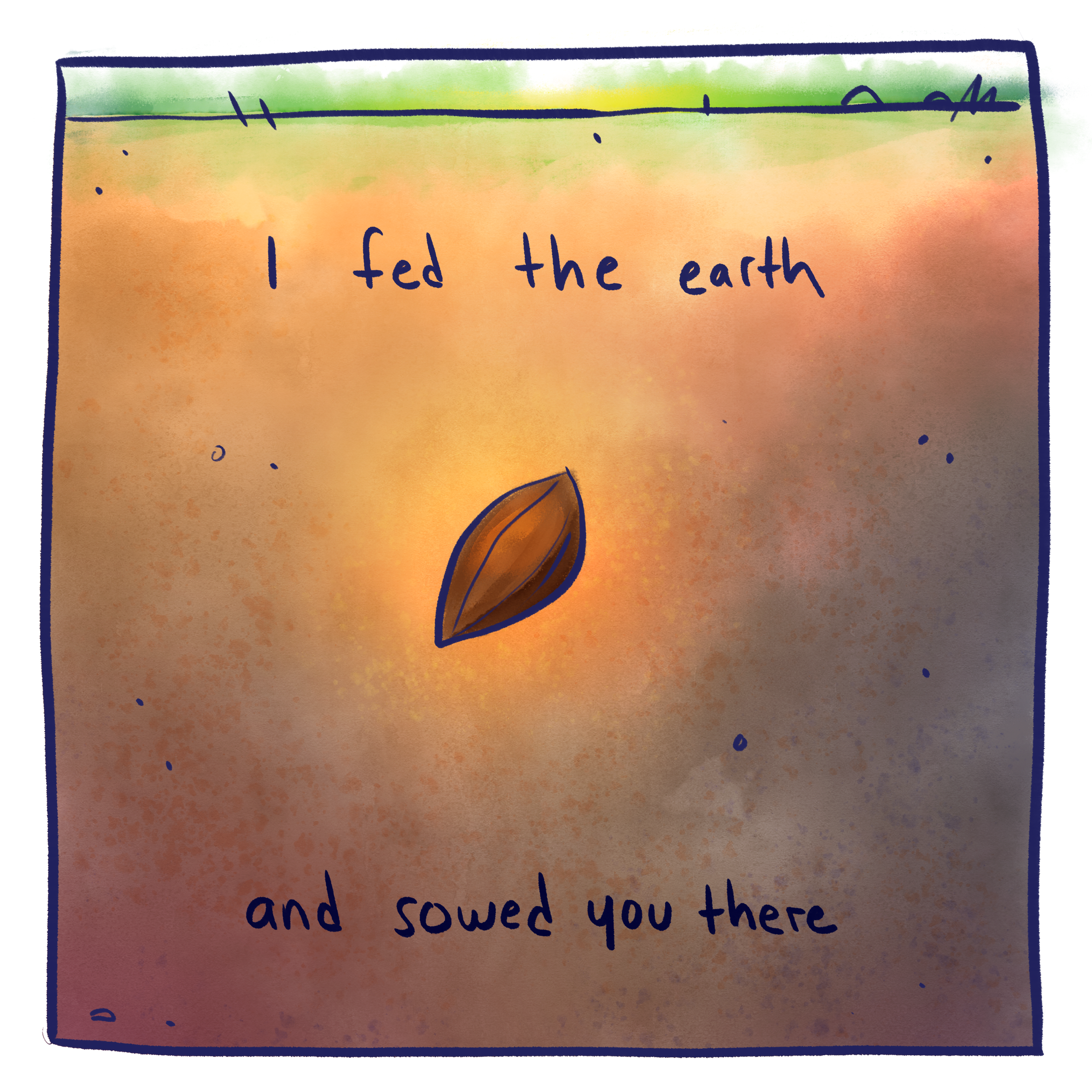 a comic about a garden