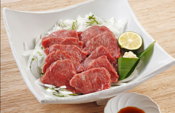 Raw horse meat