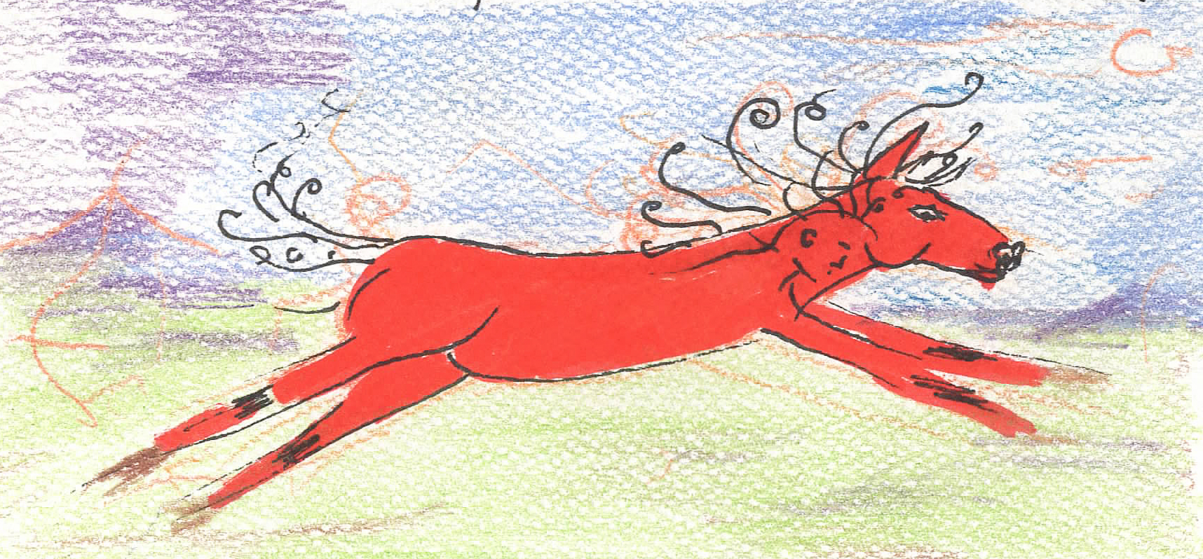 Red Mustang by Sara Fancy