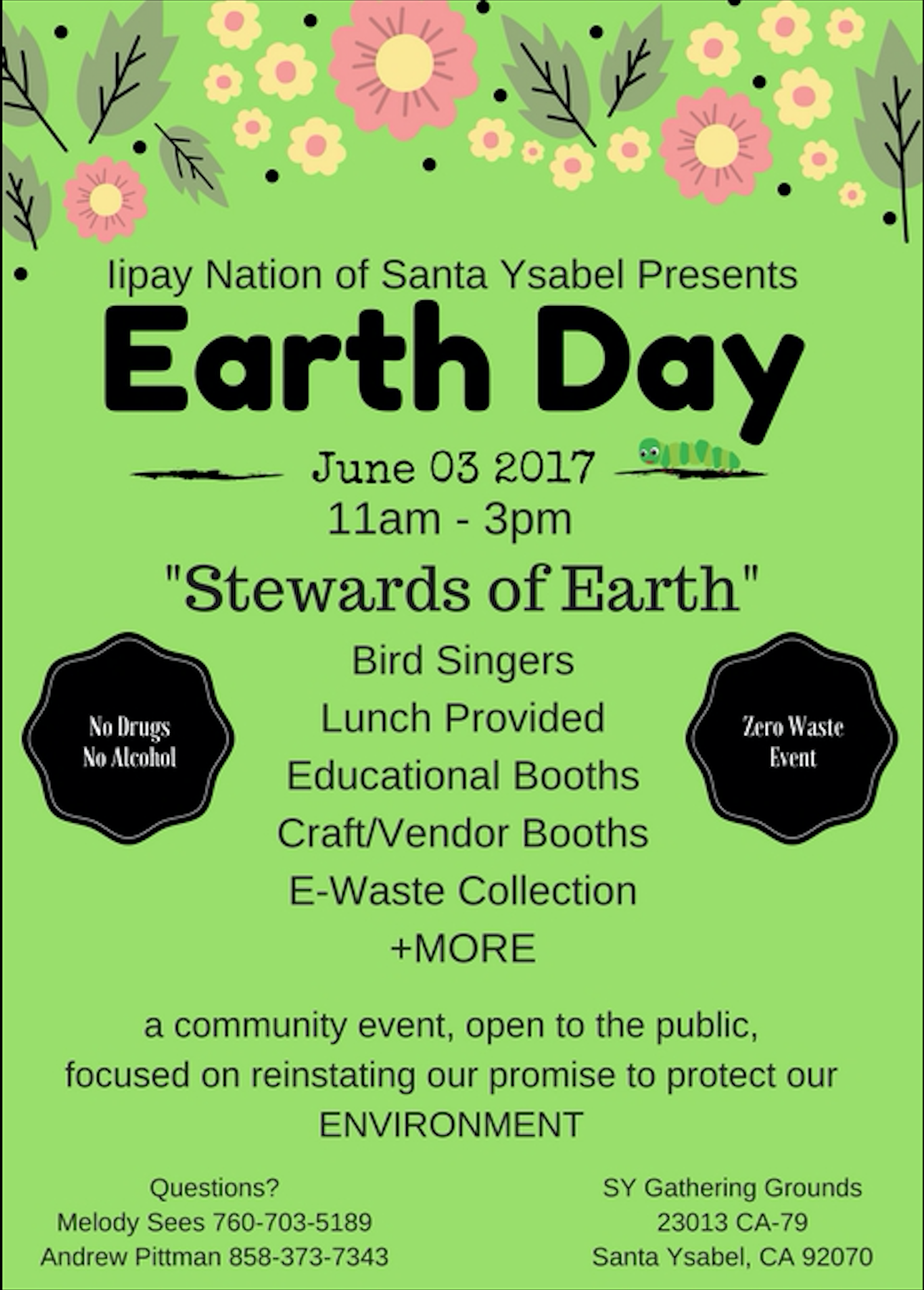 Representing Silver Horse at 'Stewerds of the Earth' community event