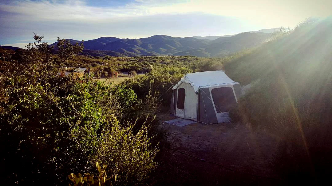 One of our camping spots.