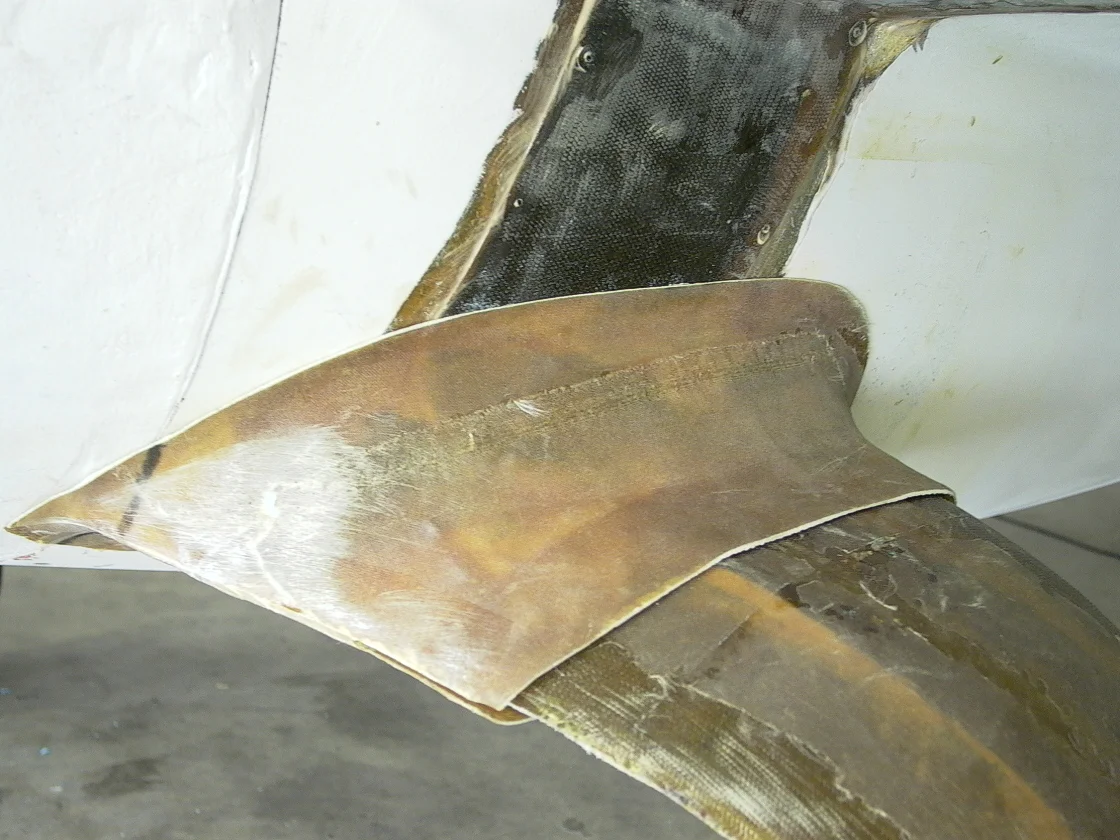 Making a gear leg/fuselage intersection fairing Velocity XLRG