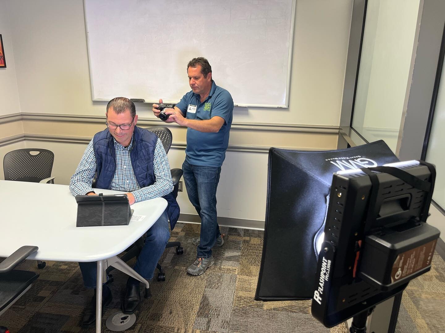 Fun little shoot today with @tysonfoodservice. Can&rsquo;t wait to see how this comes together for their SalesCon meeting coming soon! #arkansasvideographer #corporatevideos #springdalearkansas #tysonfoodservice