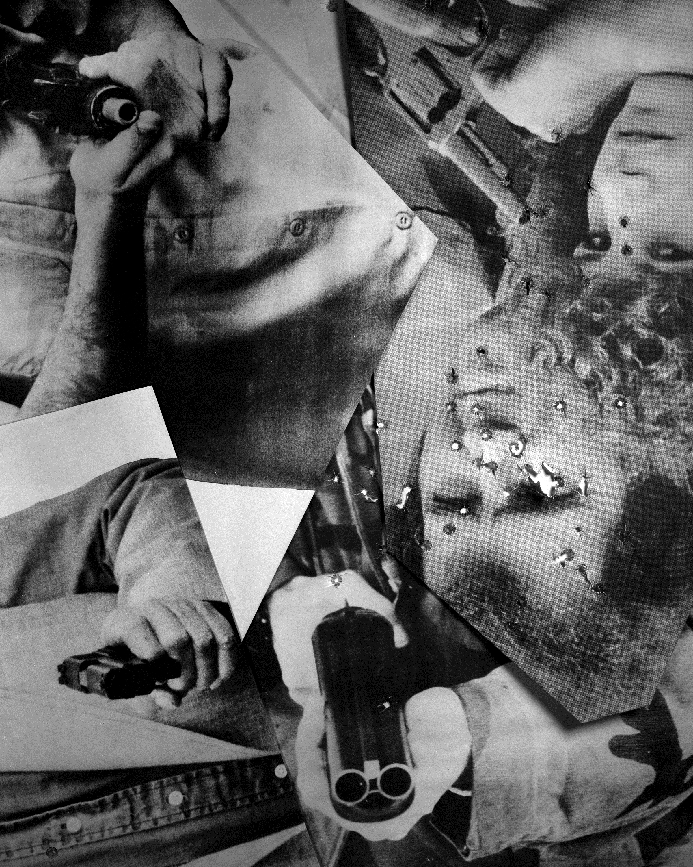  Creased and Perforated No.2 , silver gelatin print, 40x32", 2013 