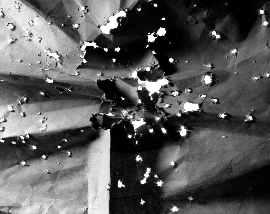  Target Study No.1, silver gelatin print, 32x40", 2013 