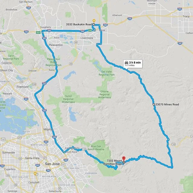 1/13/19 
Miles Road - Mt Hamilton
#roadtrip
#scenicroute