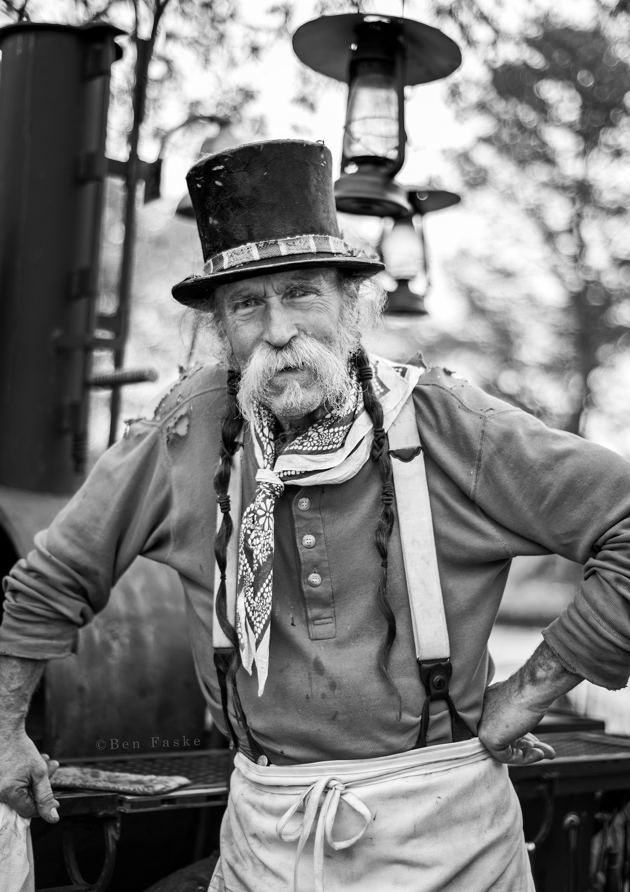 Talk about character, this guy had it all. He totally reminded me of Bill "the Butcher" Cutting played by Daniel Day-Lewis in the movie Gangs of New York.