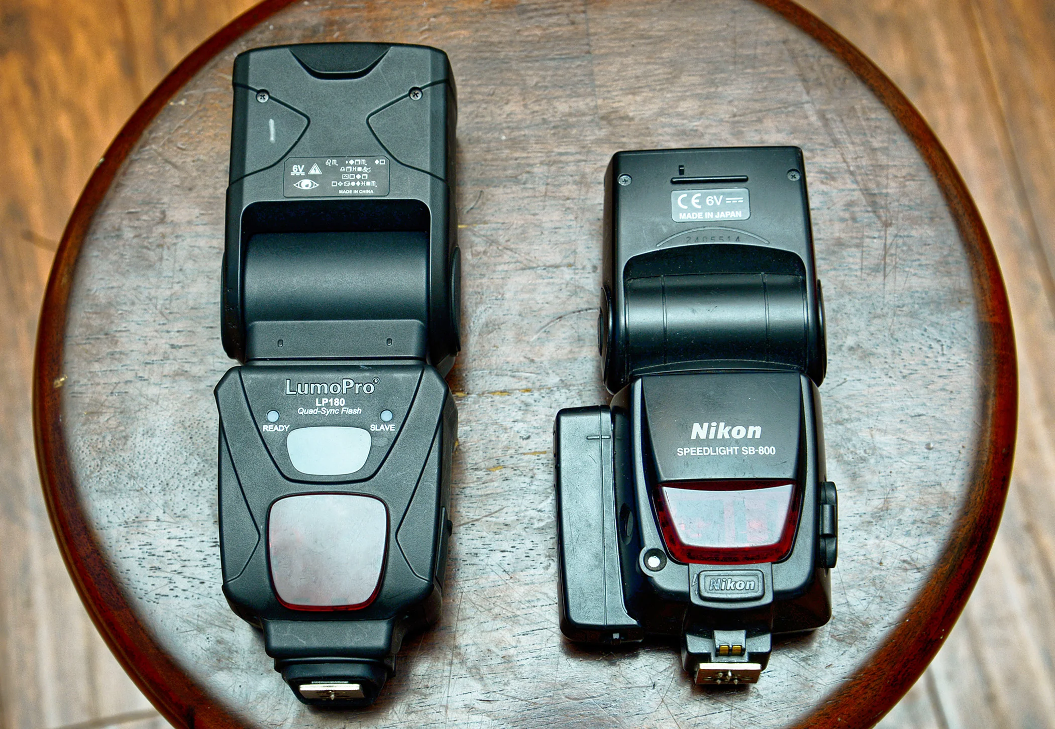 Here I compare the LP180 to the workhorse Nikon SB-800.