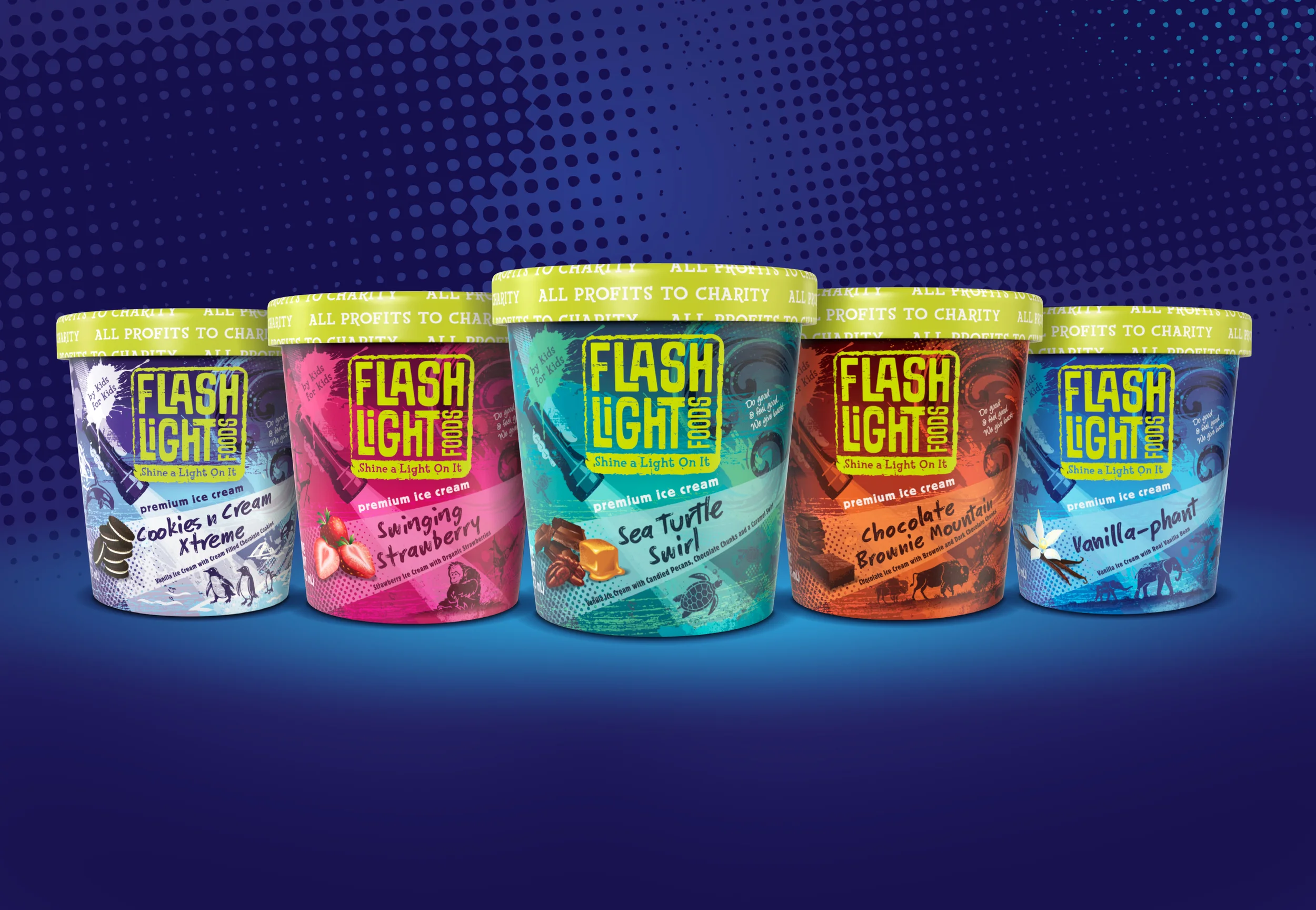 Flashlight Foods Package Lineup