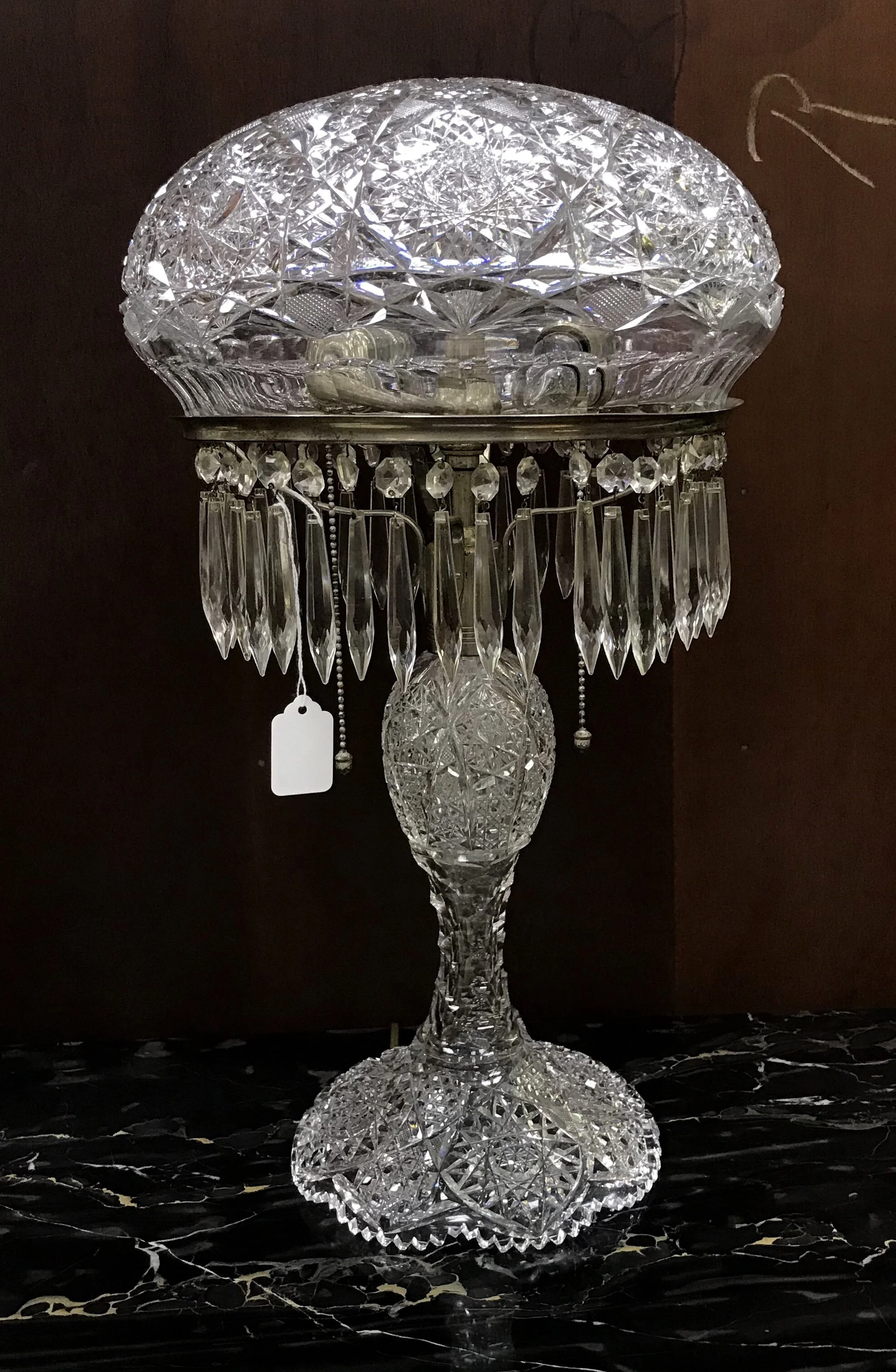Cut Crystal Lamp
