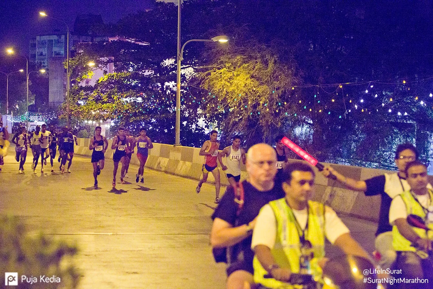#SuratNightMarathon In Pictures.