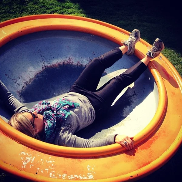This is how pint sized designers kick back on the weekend