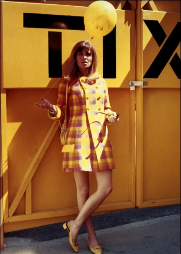 Julie Christie in yellow via Sailor Baby