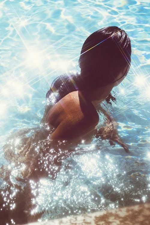 Woman in sparkling water via Golddigger