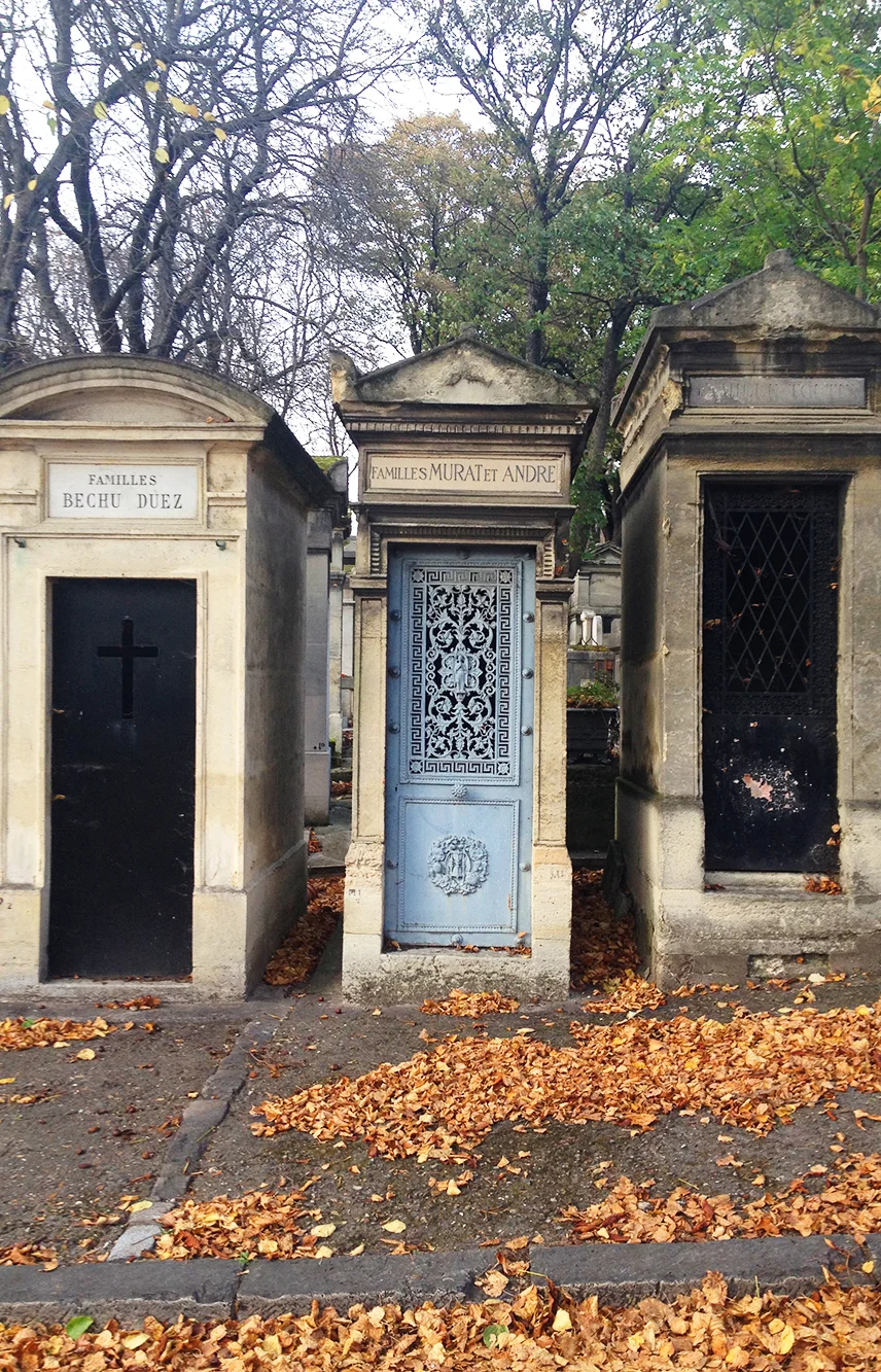 Three tombs in a row