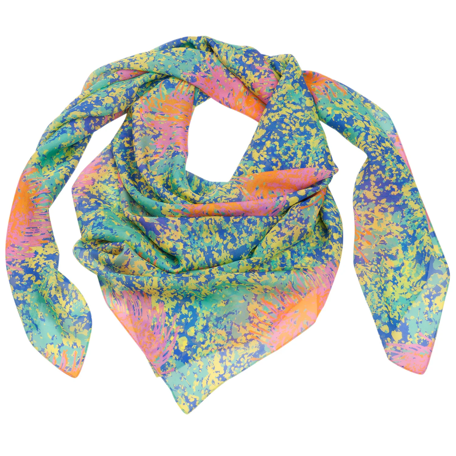 LizNehdi_SolYLaVida_Scarf_sarong_PakShot_aqua_orange_pink_ResortWear_SS16