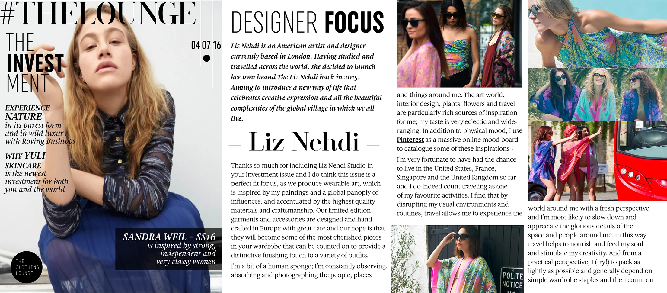 The Lounge Magazine - The Investment Issue - Summer 2016