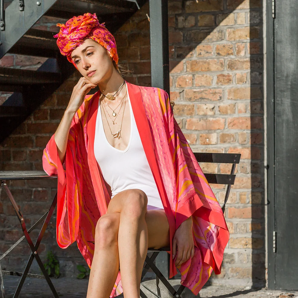Eleuthera Waves Kimono