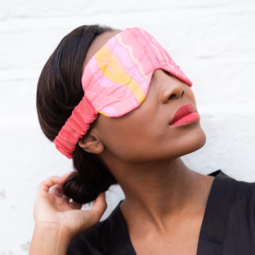 Eleuthera Waves Eye Mask, £34