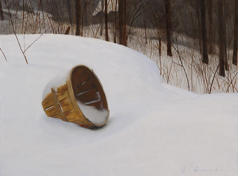 Her Basket - 11 x 14", oil Sold